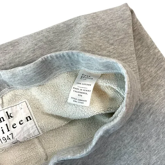 Frank & Eileen Tee Lab Womens XS Catherine Wide Leg Crop Sweatpants Gray - Picture 7 of 11